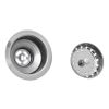 Válvula Canasta Grande 4 1/2 Acero Inox. Pileta Cocina Rimon - Imagen 3