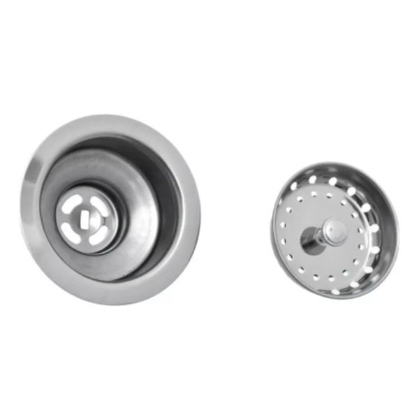 Válvula Canasta Grande 4 1/2 Acero Inox. Pileta Cocina Rimon - Imagen 3