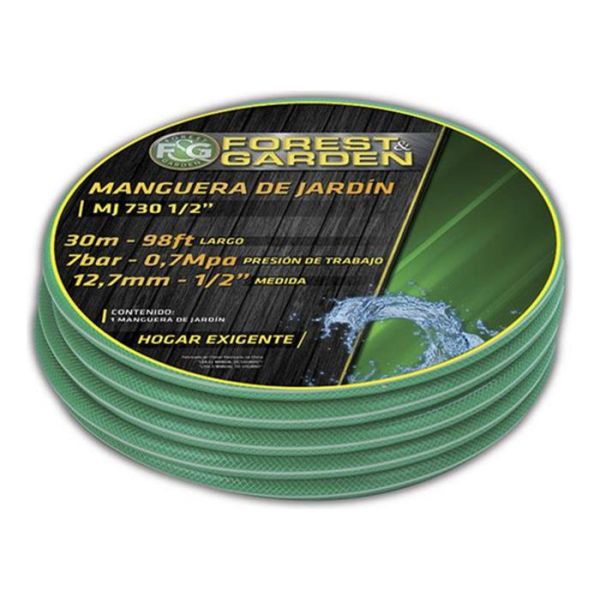 Manguera Forest&garden De 30 Mts 1/2 , 7bar - Mj7301/2