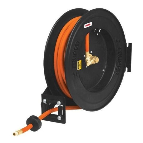Carrete Retractil Con Manguera 15 Mt Truper - 10388