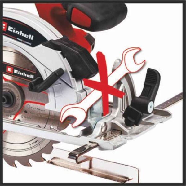 Sierra Circular 6 1/2'' Einhell 18v Sin Bat/carg Kirkor - Imagen 2