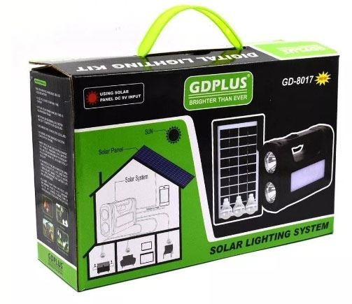 Kit De Iluminación C/ Batería Recargable + Panel Solar Kirko - Imagen 3