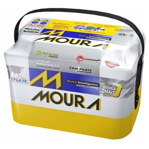Bateria Moura 100 Amp Derecha Instalada Gtia 18 Meses M60gd
