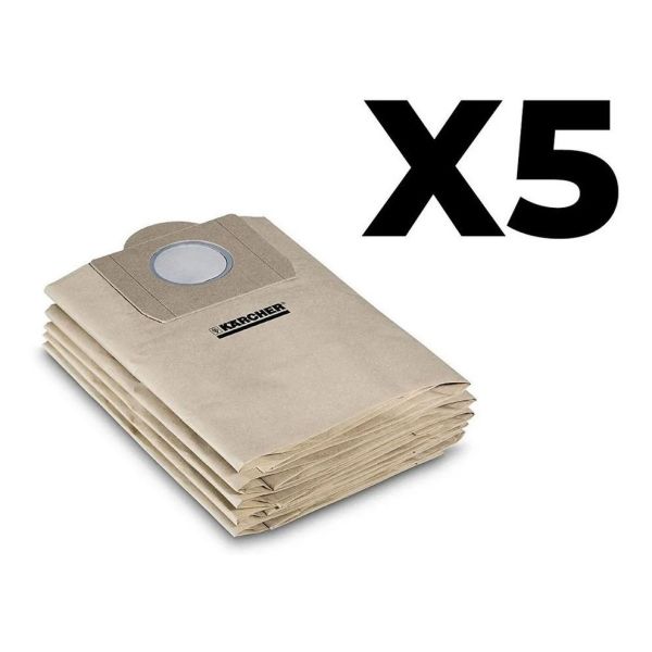 Bolsas Para Aspiradora Pack X5 Karcher 6.959-130.0 Wd3 Kirko - Imagen 2