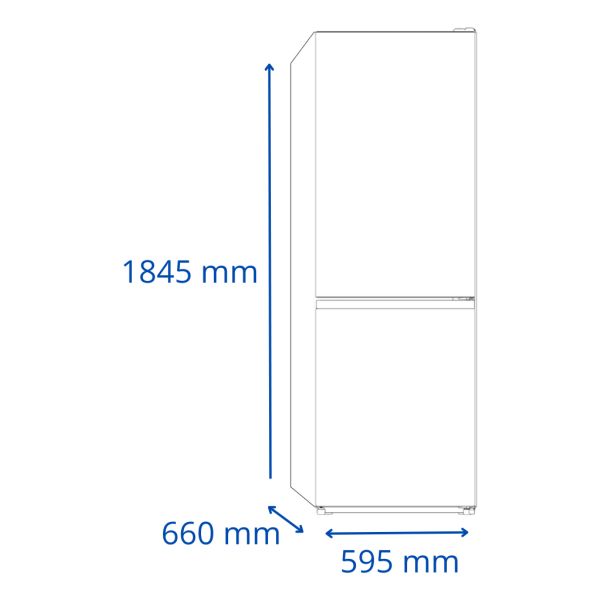 Heladera James Combi Rj 420 Dark Inox Kirkor - Imagen 2
