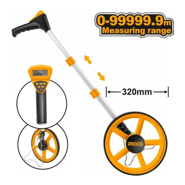 Odometro Digital Ingco Con Memorias Rango 10.000 Mt - Imagen 2
