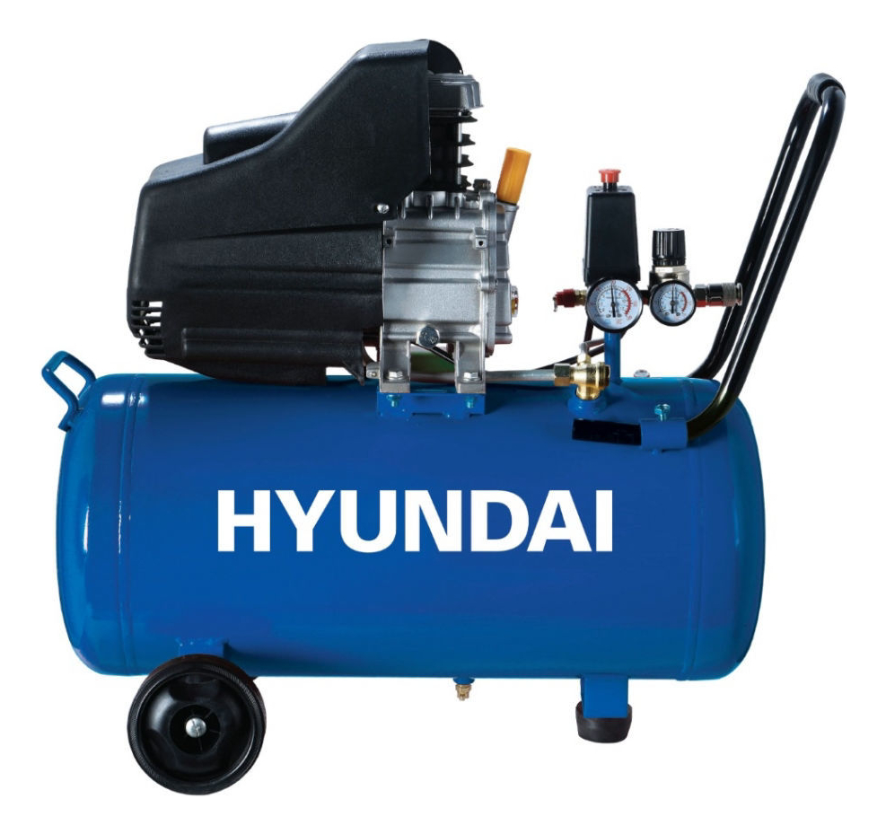 Motocompresor 50lts 2hp Hyac50d Hyundai