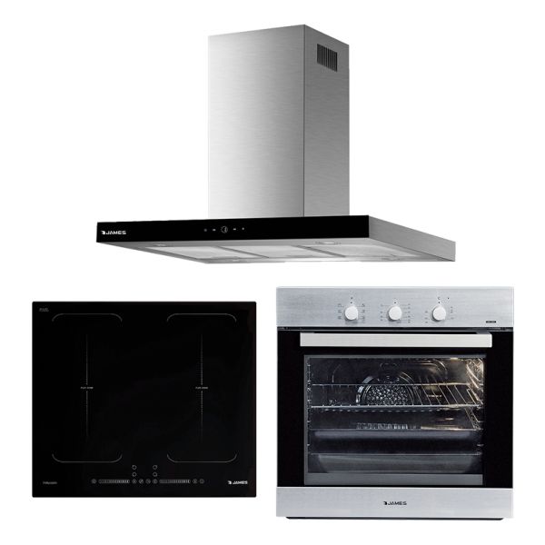 Combo James Horno Empotrar - Anafe Induccion - Campana 60cm