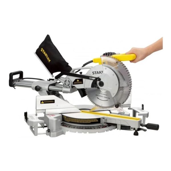 Sierra Ingleteadora Stanley Telescópica 10 (254mm) 1800w Sm - Imagen 2