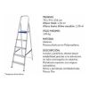 Escalera Aluminio 5 Escalones Mor Oferta Kirkor Kirkor - Imagen 2