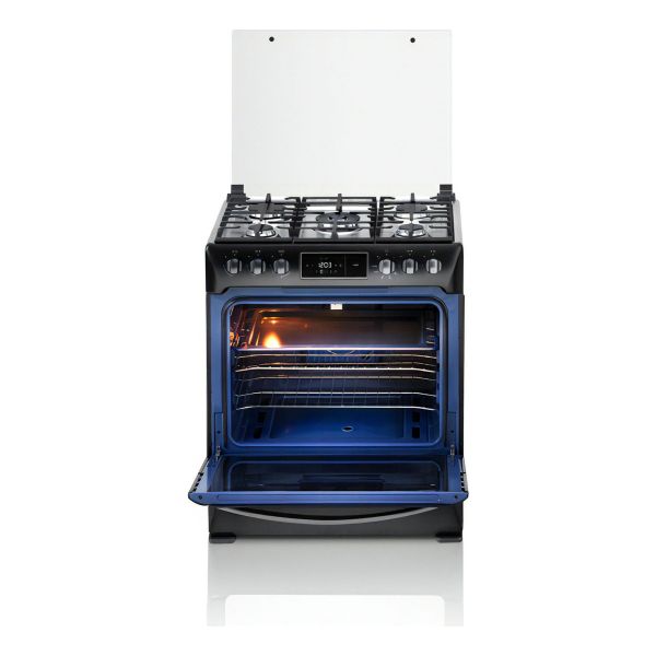 Cocina A Gas 5 Hornallas Horno Con Convección Indurama Niza - Imagen 5