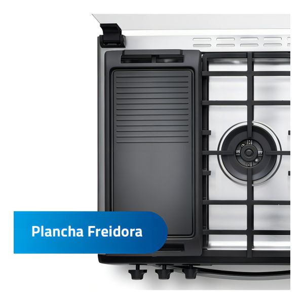 Cocina A Gas 5 Hornallas Horno Con Convección Indurama Niza - Imagen 7