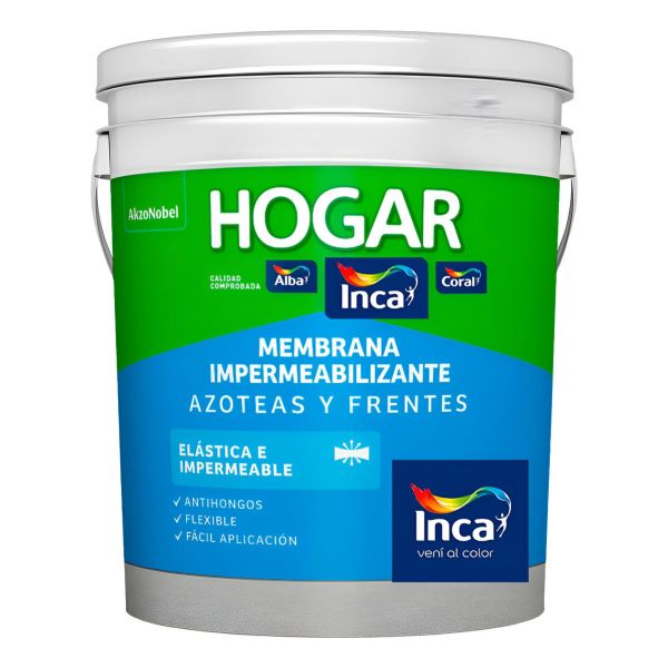 Membrana Liquida Inca Hogar Azoteas Y Frentes 20kg