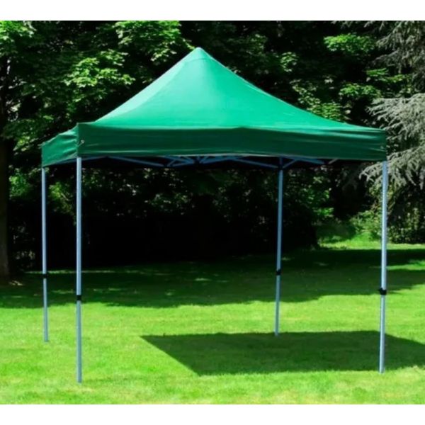 Gazebo Plegable 2 X 2 Mt Reforzado Verde Lona Toldo Impermea - Imagen 2