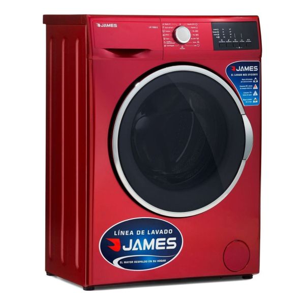 Lavarropas James Lr1008 Rojo 6kg 15 Programas Kirkor - Imagen 2