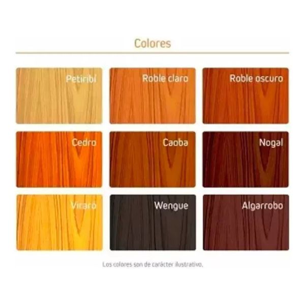 Colorantes Para Teñir Maderas Varios Colores Petrilac - 60cc - Imagen 2