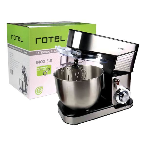 Batidora Rotel 1300w Planetaria Inox Bowl 5.0l Kirkor - Imagen 3