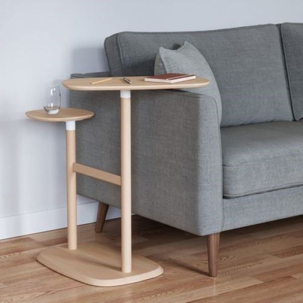 Mesa Auxiliar Tapa Giratoria Plegable Interc Madera Umbra - Imagen 6