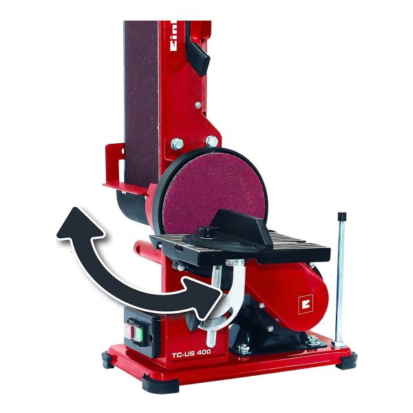 Lijadora De Banda Einhell Tc-us 400 Y Disco Combinada 375w K - Imagen 2