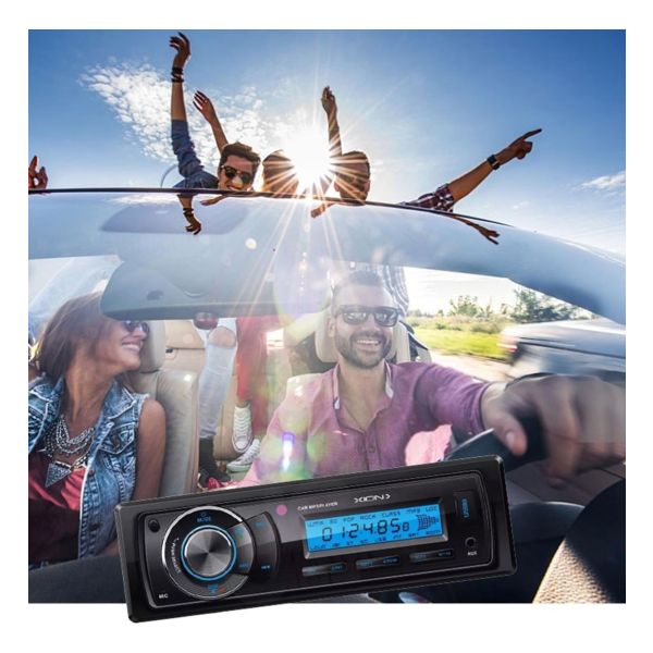 Radio Desmontable Para Auto Xion Con Bluetooth Kirkor - Imagen 5