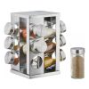 Set De 12 Especieros Con Soporte Acero Giratorios