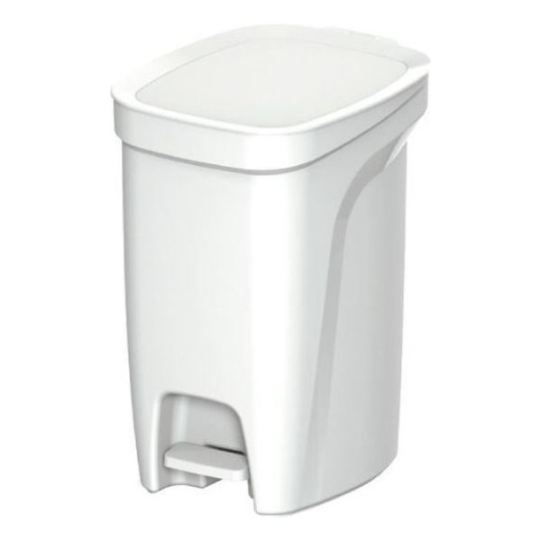 Papelera Tramontina Compact 10l Color Blanco Kirkor