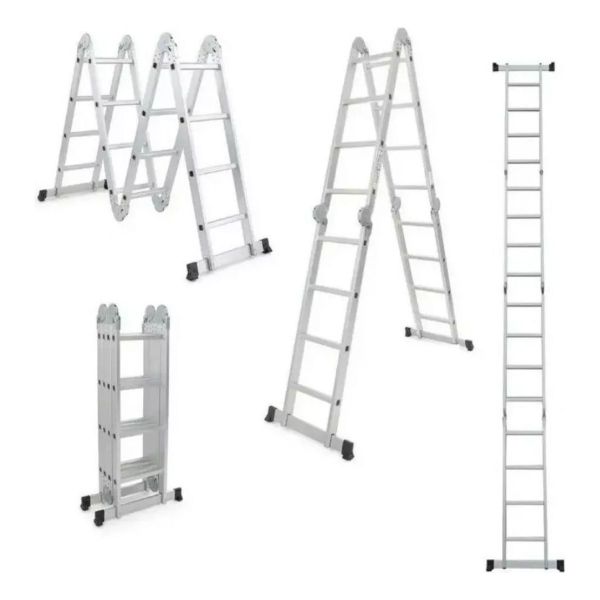 Escalera Equus Andamio De Aluminio Multifunción 4.7m 16 Esca - Imagen 4