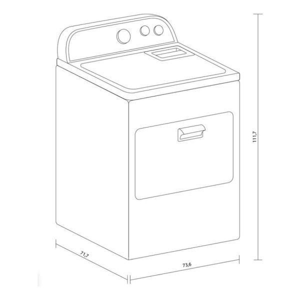 Secarropas Whirlpool 15 Kg Eléctrico Americano Kirkor 3lwed4 - Imagen 2