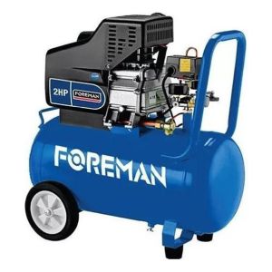 Compresor 50lt 2.0hp Con Ruedas Foreman 2 Años Garantía