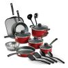 Juego De Ollas Olla Set 18 Piezas Tramontina Rojo