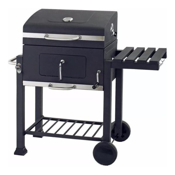 Parrilla Parrillero Barbacoa Carbón Portátil Ruedas Lusqtoff - Imagen 2