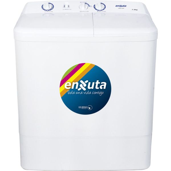 Lavarropas Enxuta Leb7200 Carga 7.2 Kg Doble Cuba