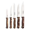 Juego De Cuchillos Taco Madera 6pz Polywood Marron Tramontin - Imagen 3