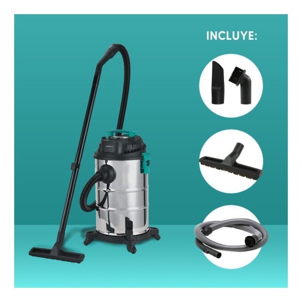 Aspiradora Profesional Polvo Y Agua Xion 30 Lts 2800w - Imagen 2