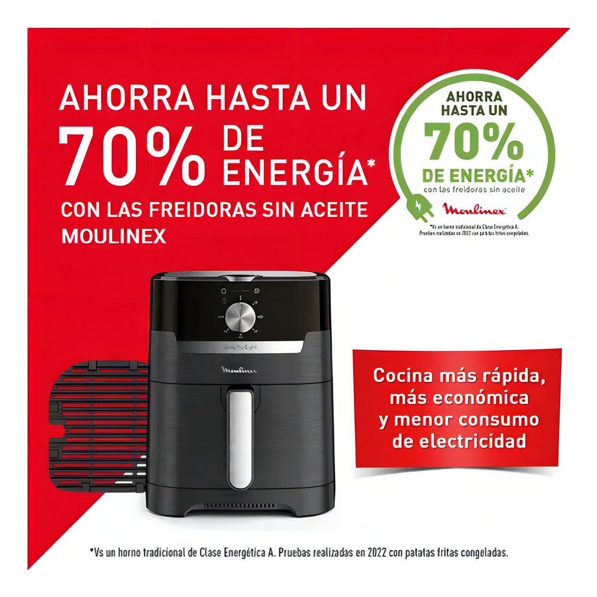Freidora De Aire Moulinex Easy Fry & Grill 4.2l 1550w - Imagen 3