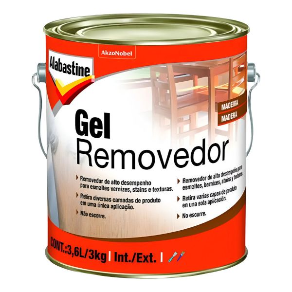 Removedor De Pintura En Gel Alabastine Inca 3,6lt