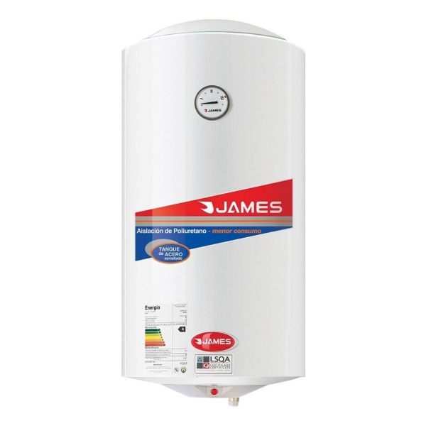 Termotanque James 60l Tanque De Acero Cilindrico Oferta!!! K