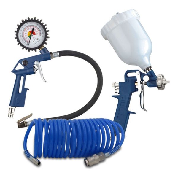 Compresor 24 Litros 2hp Con Kit Hyac24de Hyundai - Imagen 2