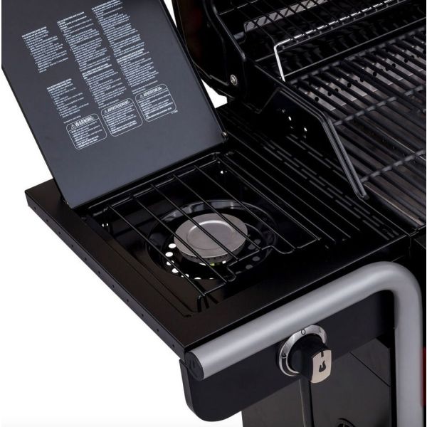Barbacoa Chair Broil Híbrida Gas + Carbón Hornalla Lateral