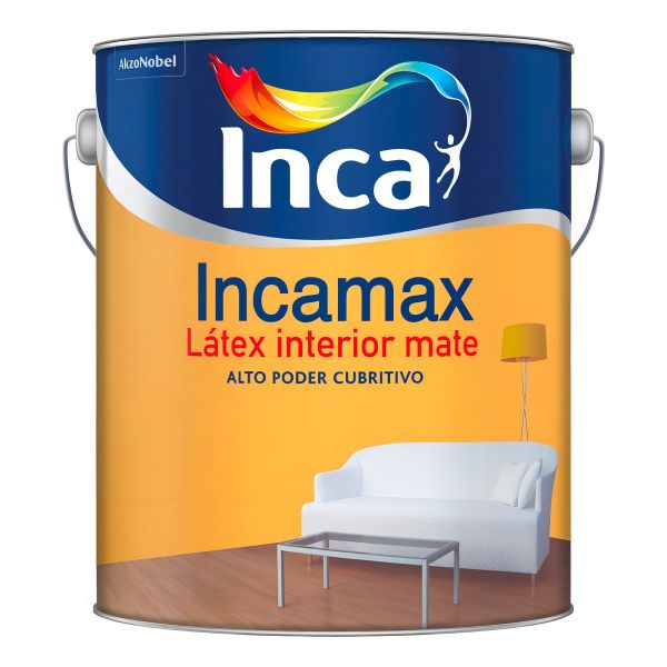 Inca Incamax Latex Interior Mate Pintura Blanca 20l