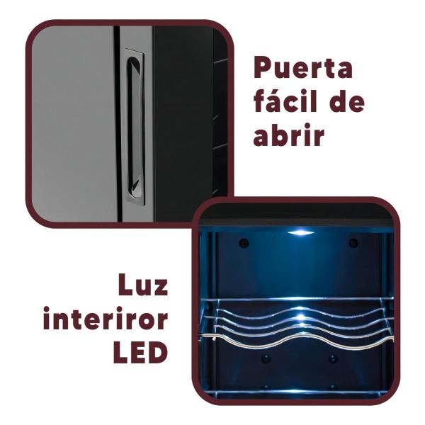 Enfriadora De Vinos Dual Zone Xion Xi-cava24 220v Kirkor - Imagen 4