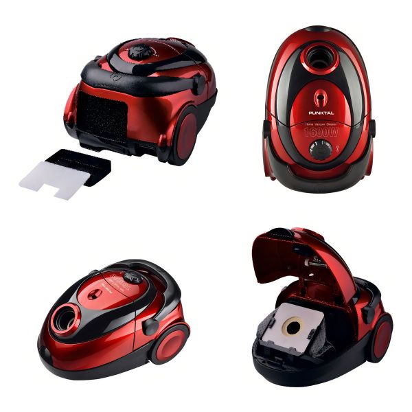 Aspiradora Punktal Pk-8208 2l 1600w Color Rojo/negro - Imagen 8