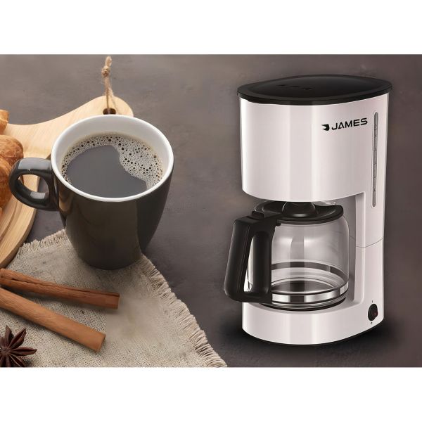 Cafetera James Cfj Blanca De Goteo 980 W 1.25 L Kirkor - Imagen 2