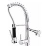 Monocomando Cocina Cheff Con Extensible 2 Canillas Cromo Kir