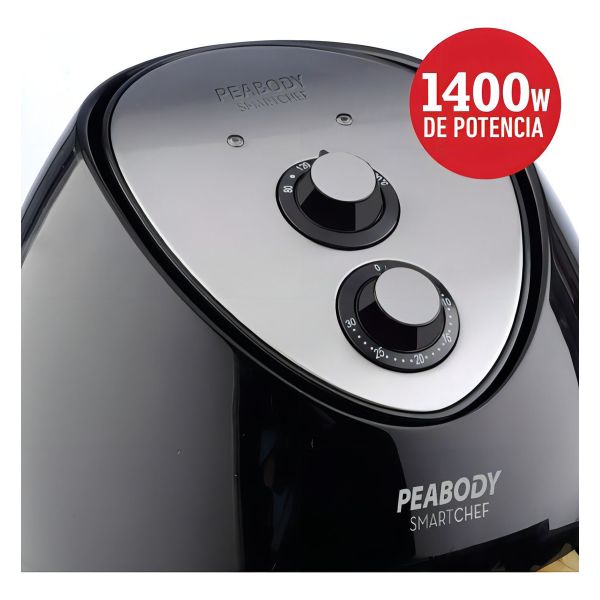 Freidora Sin Aceite 1400w Peabody Af605n 3.2l - Imagen 2