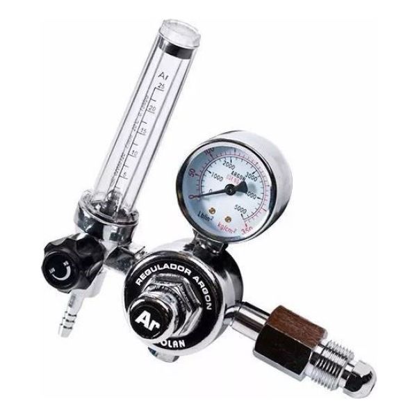Regulador De Argon Con Manómetro Y Caudalimetro Fe052u