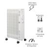Radiador James Ra 2000w G2 Blanco De Aceite 9 Element Kirkor - Imagen 4