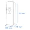 Heladera James Jm 560 Dark De 429lts Firo Seco Con Dispensad - Imagen 3