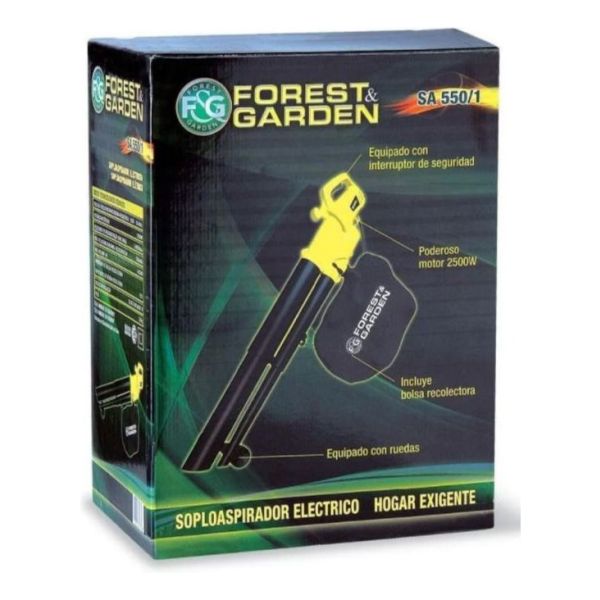 Soplador Aspiradora 3000w Triturador Forest & Garden --- - Imagen 3