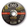 Discos De Corte 4  1/2 '' Acero Inox. Neo 0,8mm X 10 Unidades